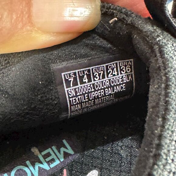 Skechers Stretch Crochet Slip-Ons Sepulveda Black Sz 7 Air Cooled Memory Foam - Picture 10 of 11